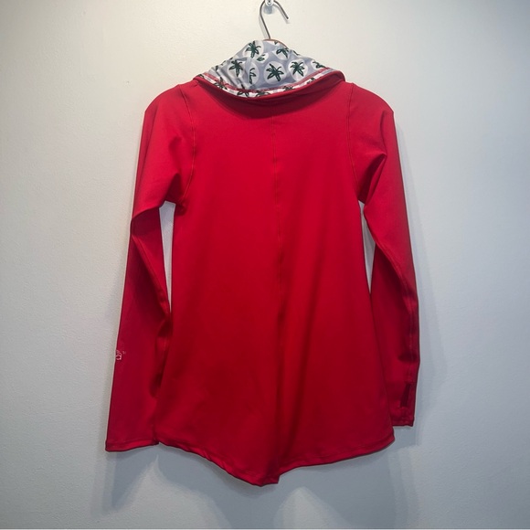 The Ohio State University Funnel Neck Buckeyes Lightweight Sweatshirt Red Sz XS - Picture 5 of 8